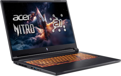 Acer Nitro V 17 AI, 17,3", R7, GeForce RTX 5070 260, 32 GB, 1 TB, Black